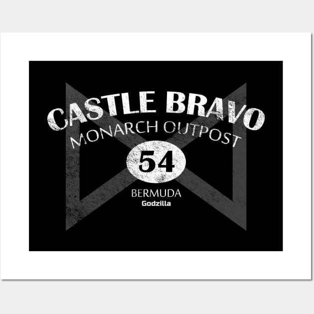 Castle Bravo Monarch Outpost 54, distressed Wall Art by hauntedjack